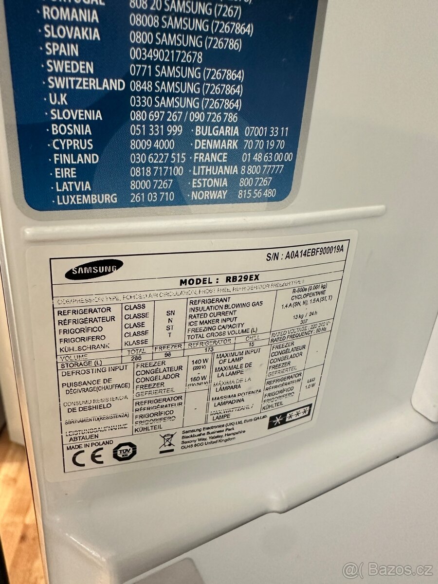 Lednice s mrazákem Samsung (293) - 9