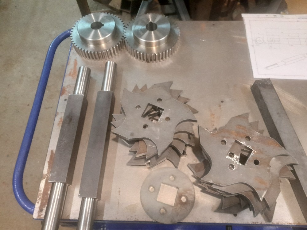 Drtič-drcení dřevního odpadu, dřevotřísky, lamino desky - 9