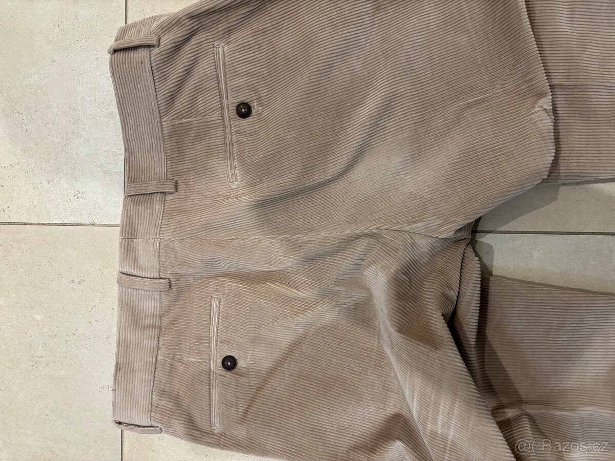 Pánské manšestrové kalhoty, Mango, vel. EUR 42, (UK 32) - 9