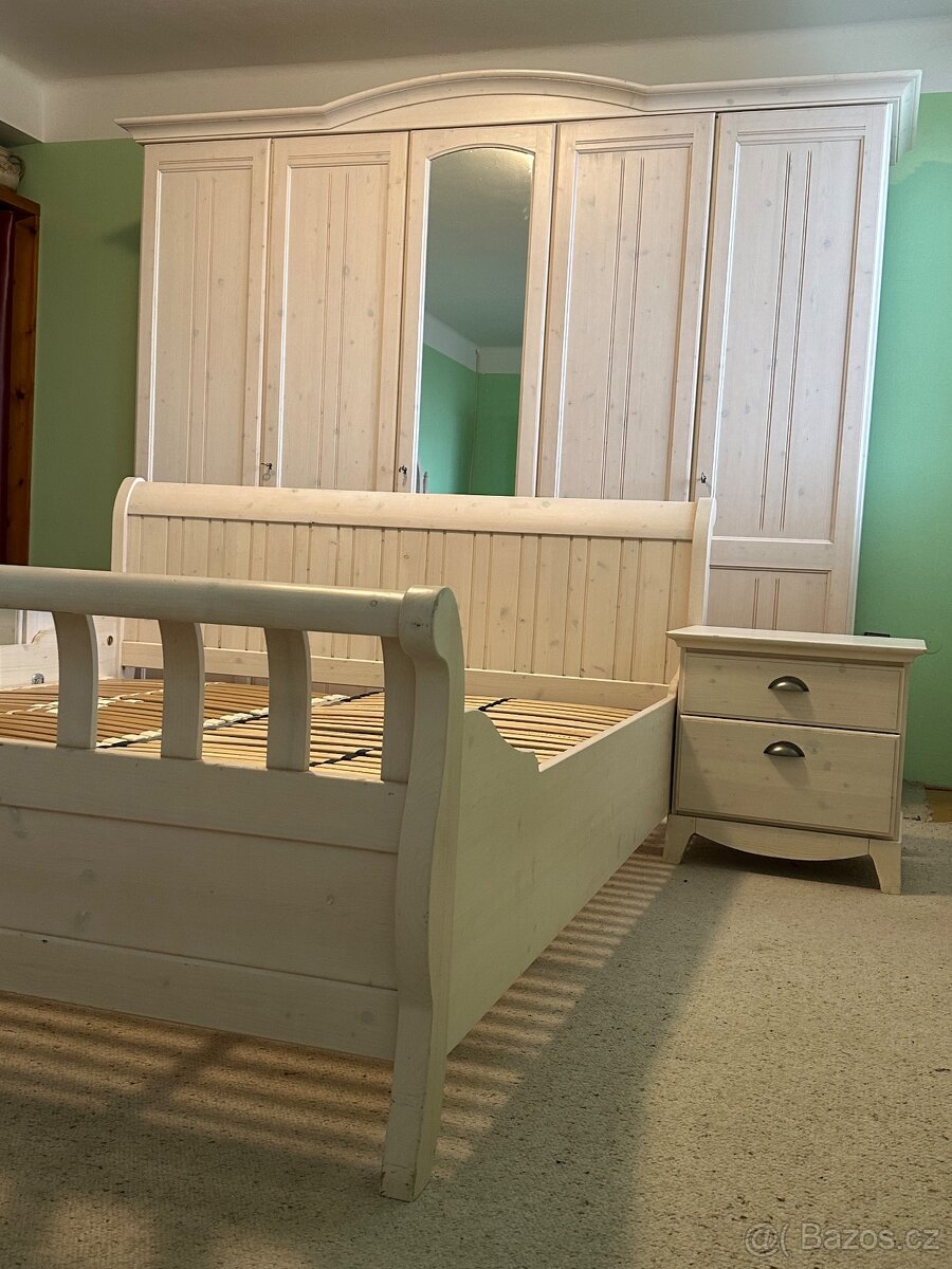 Jitona Veneto, skříň šíře 267cm, komplet, masiv - 9