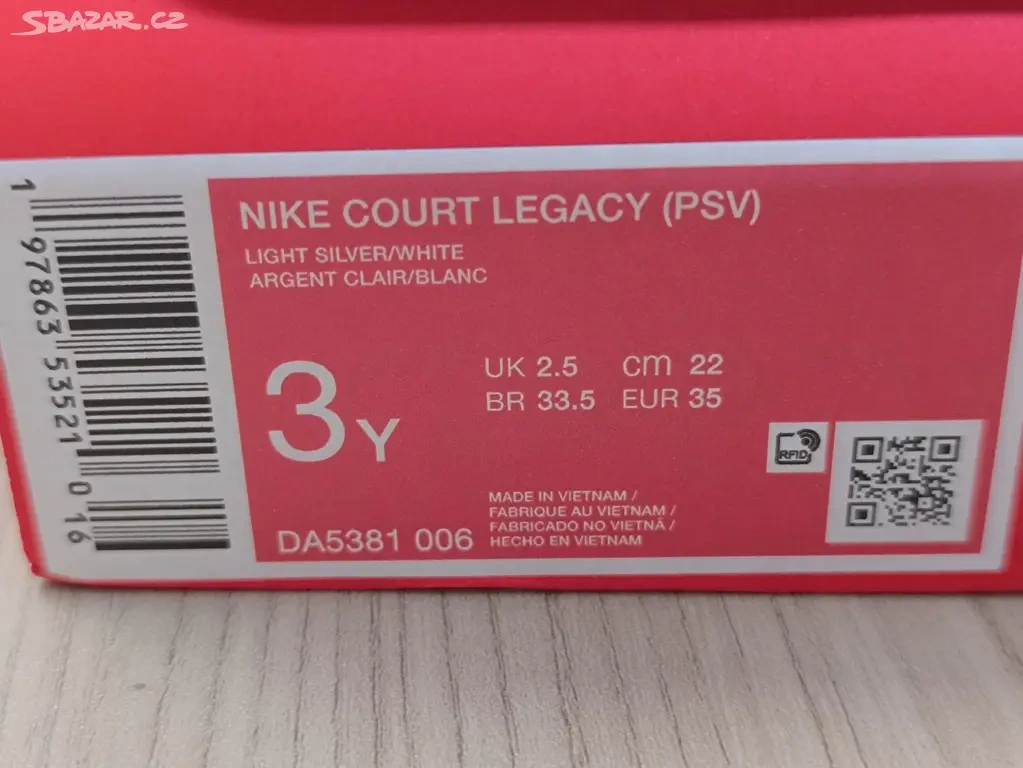 Nové dětské boty kůže Nike, vel.35 - 9