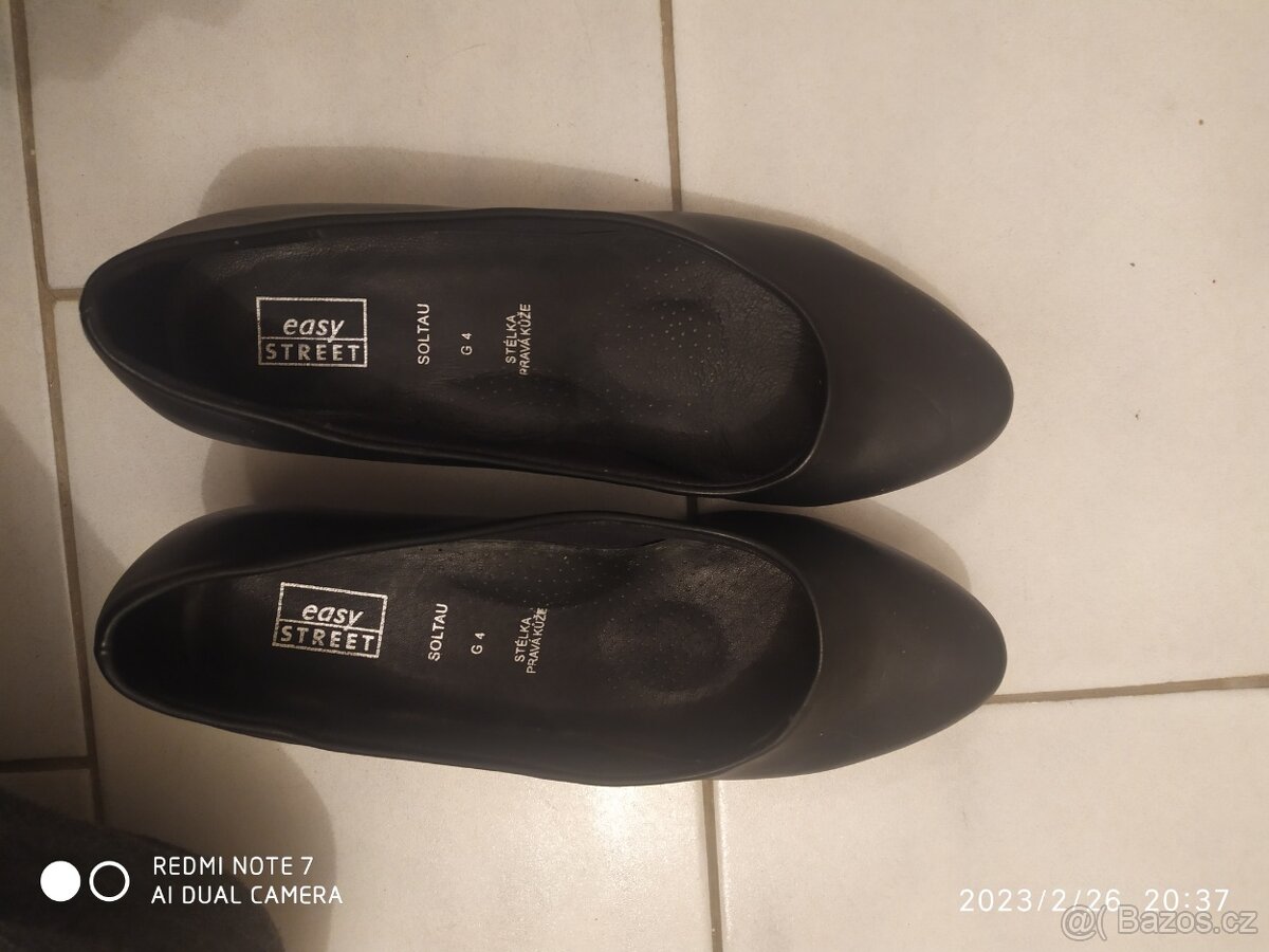 Dámské, černé lodičky, nové, levně - 9