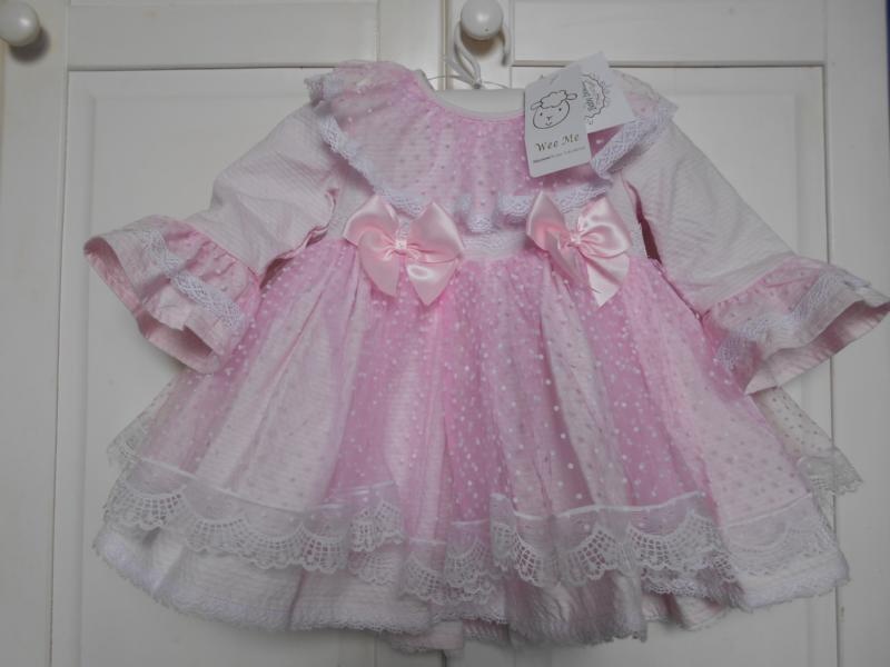 NOVÉ ŠPANĚLSKÉ ŠATY zn. Wee Me vel.18-24 měs. - 9