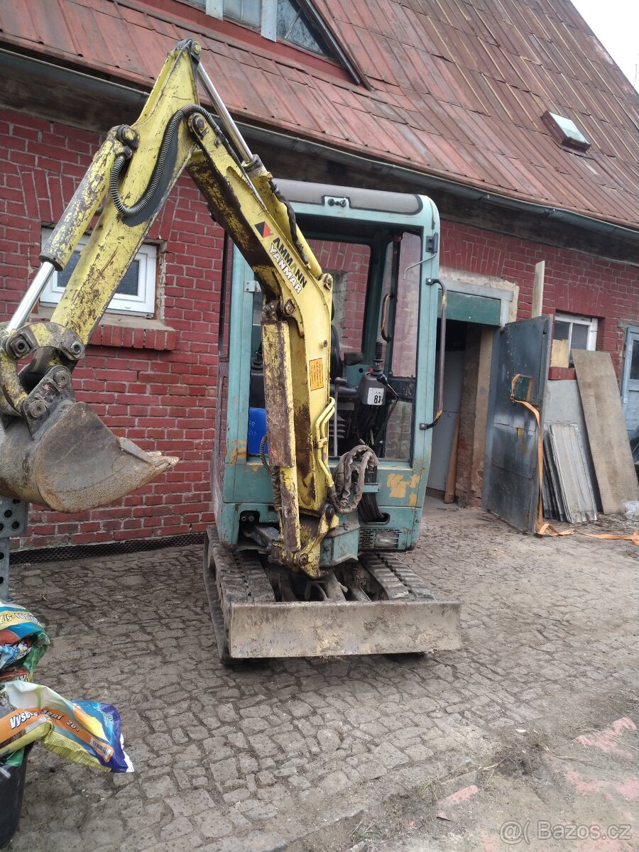 Minibagr Amman Yanmar B17-2 váha 1430kg - 9