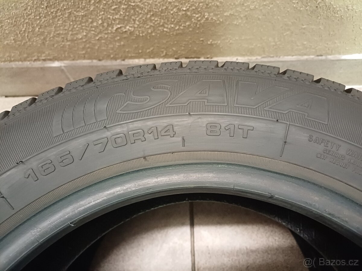 ZIMNÍ pneu Orium/Sava 165/70/r14 2+2ks - 9