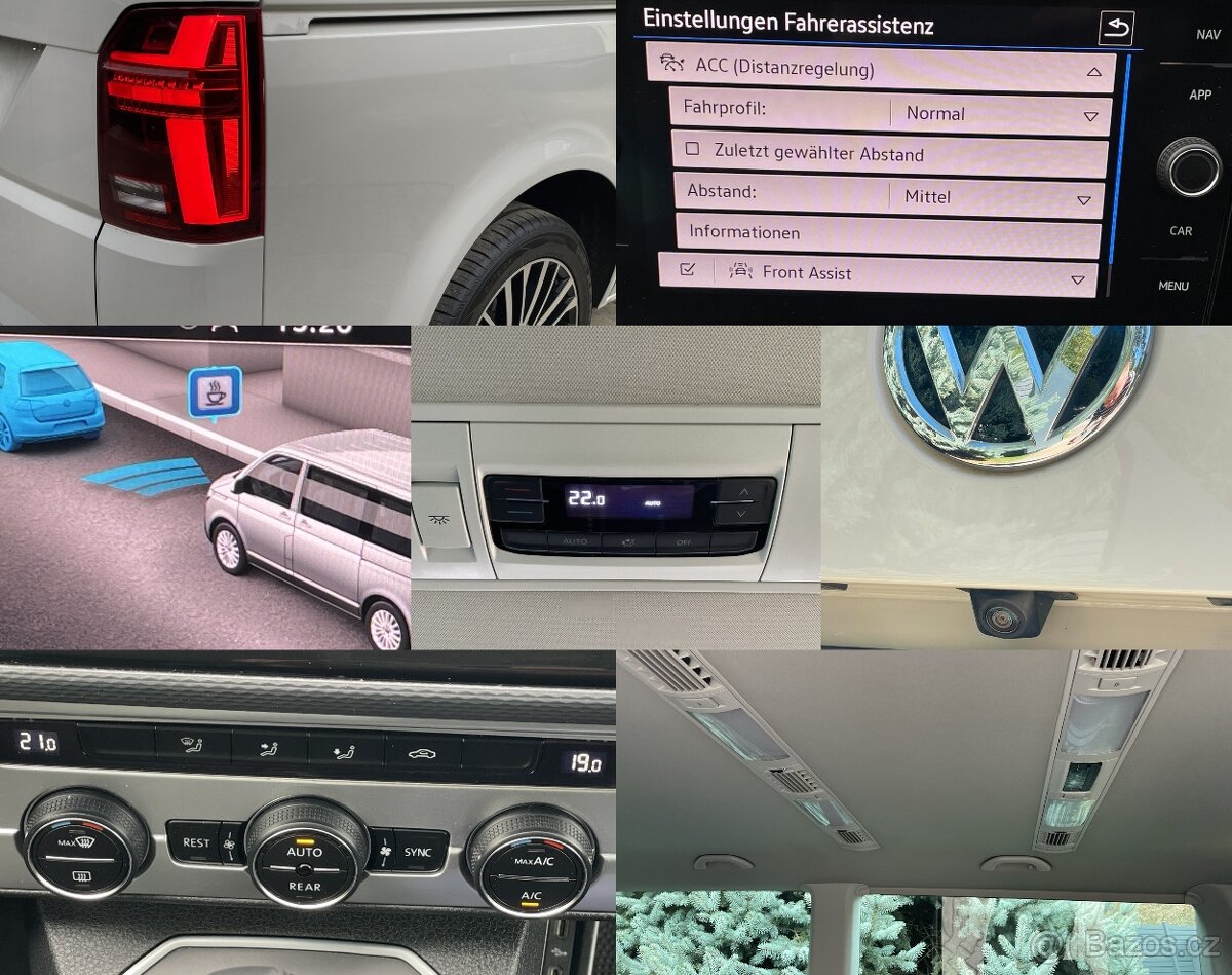 VW Multivan T6.1 DSG 2.0TDI 110kw ASCOT GREY DPH kamera - 9