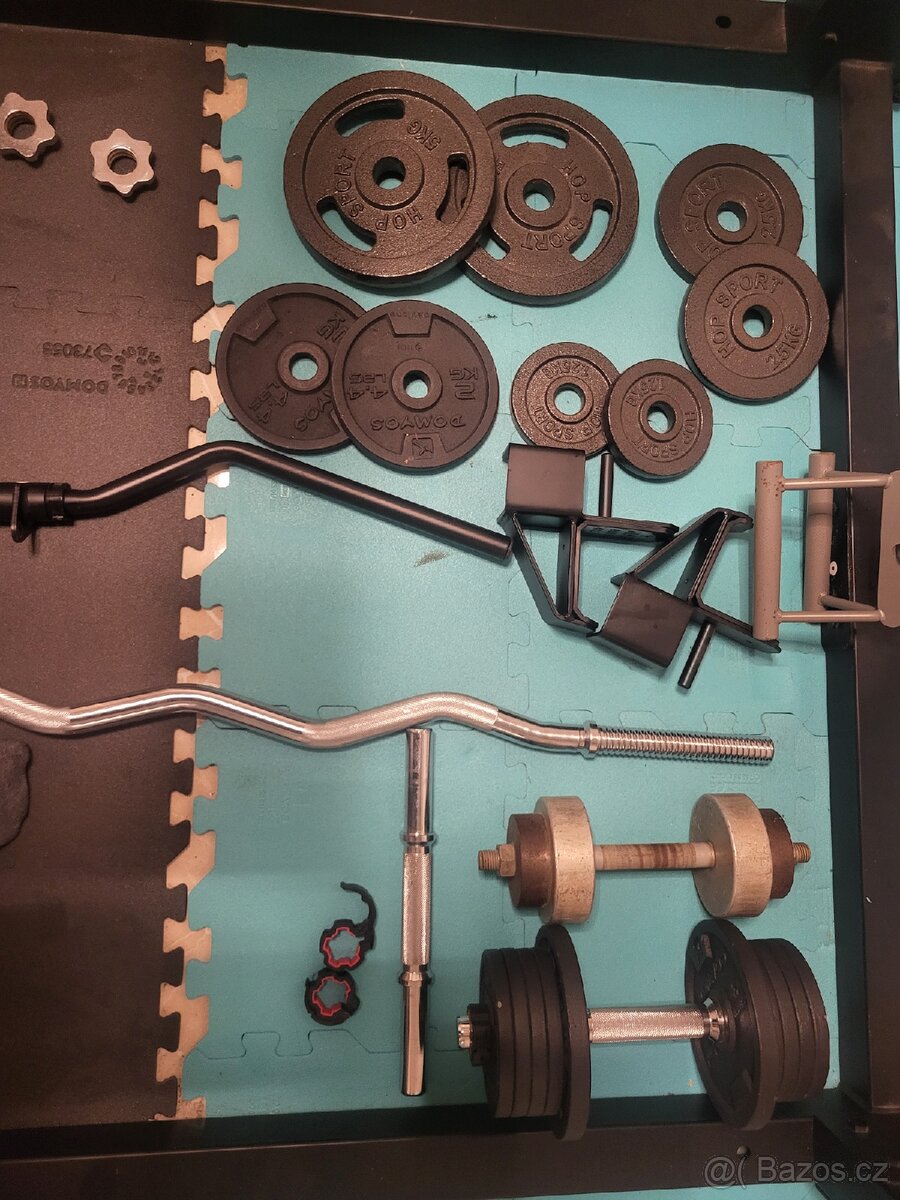 Posilovací sestava s multifunkční klecí - 9