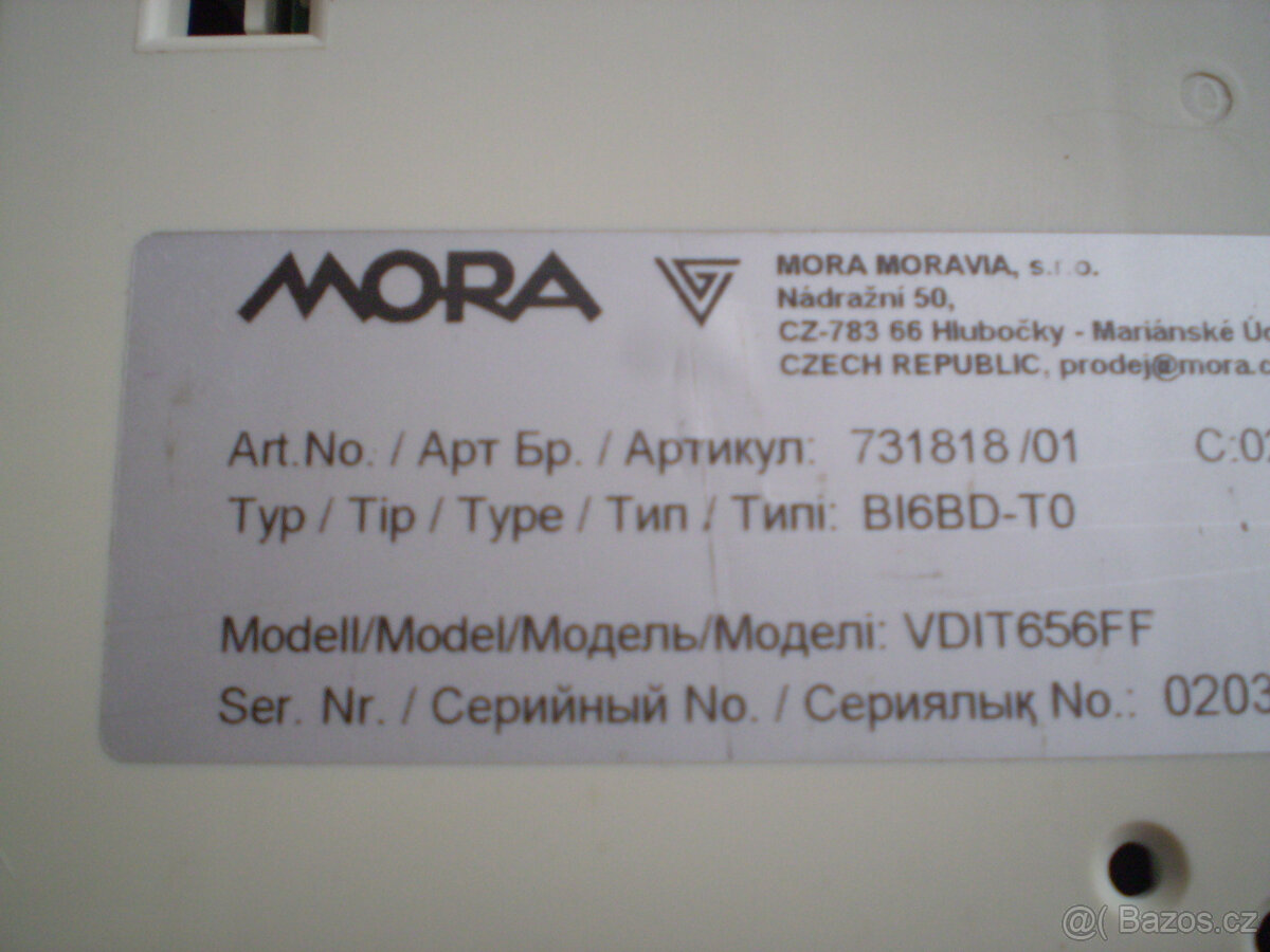 Indukční varná deska MORA VDIT 656 FF - 9