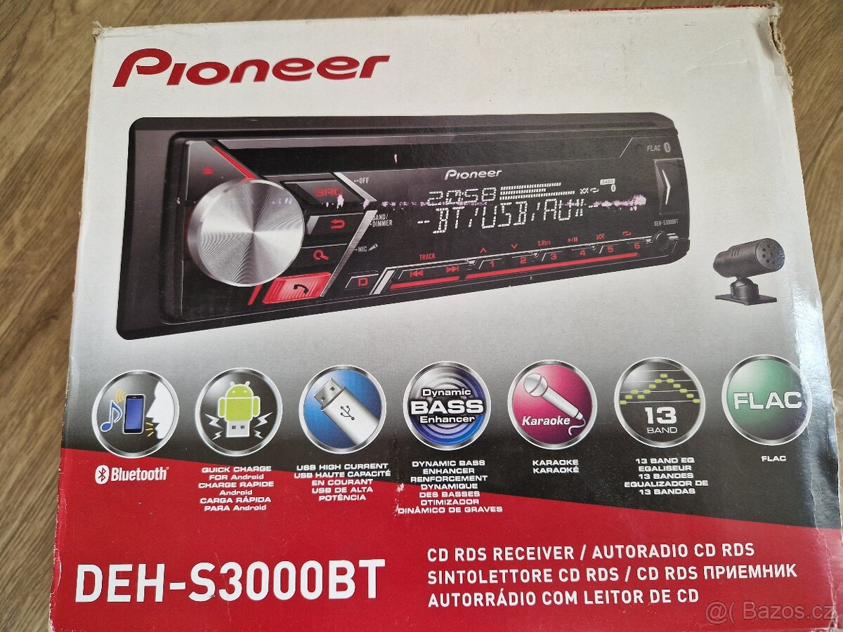 Autorádio bluetooth CD USB Pioneer DEH-3900BT - 9