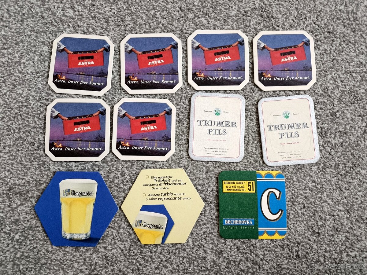 Pivní tácky celá sbírka většinou socialismus - 9