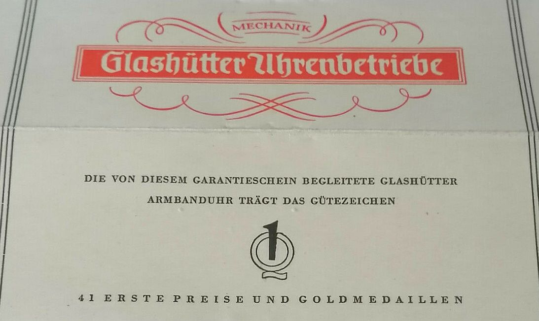 Německé hodinky GUB GLASHÜTTE Q1 A.Lange&Söhne cal.28 + box - 9