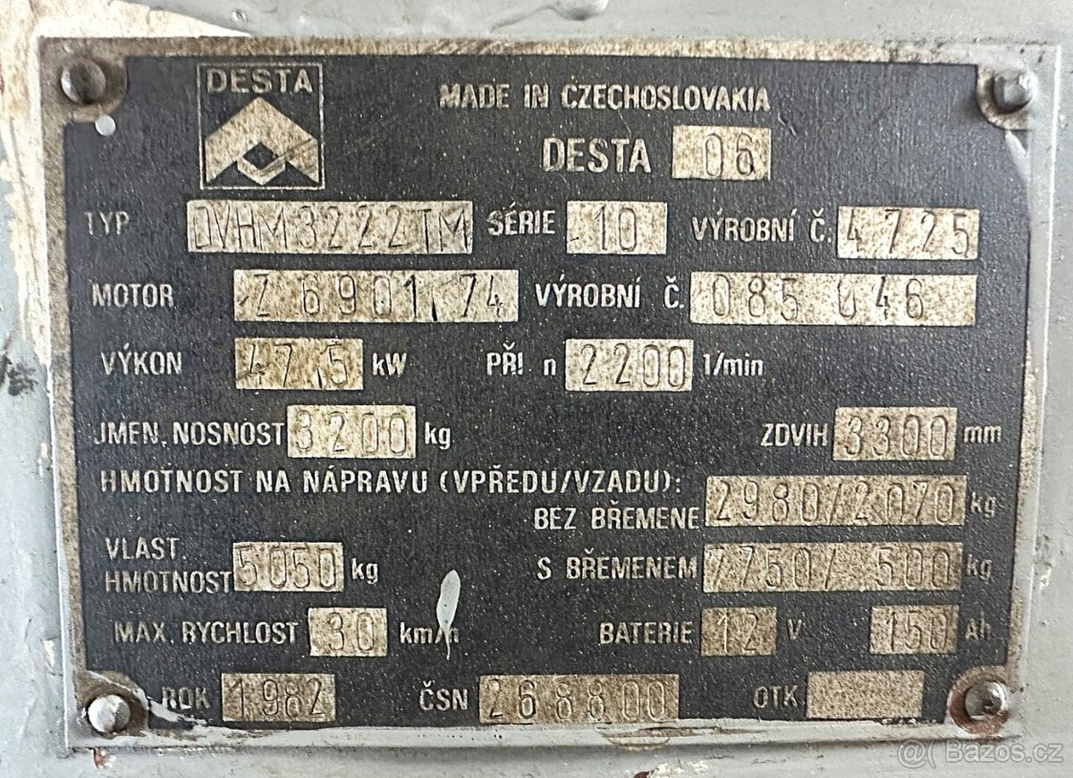 Vysokozdvižný vozík Desta - 9