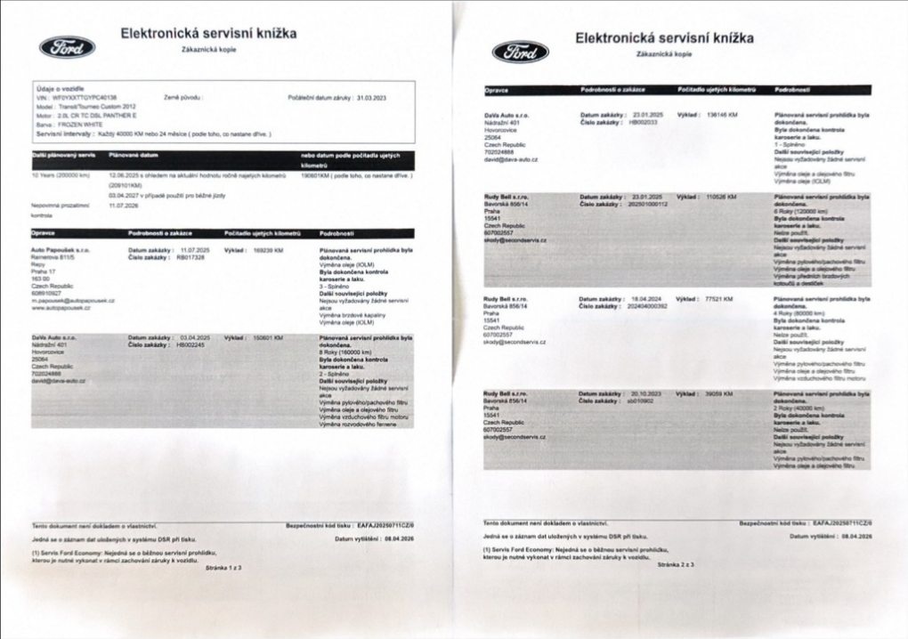 Prodávám Ford Transit Custom 2,0 TDCi L1H1 DPH 1.maj ČR - 9