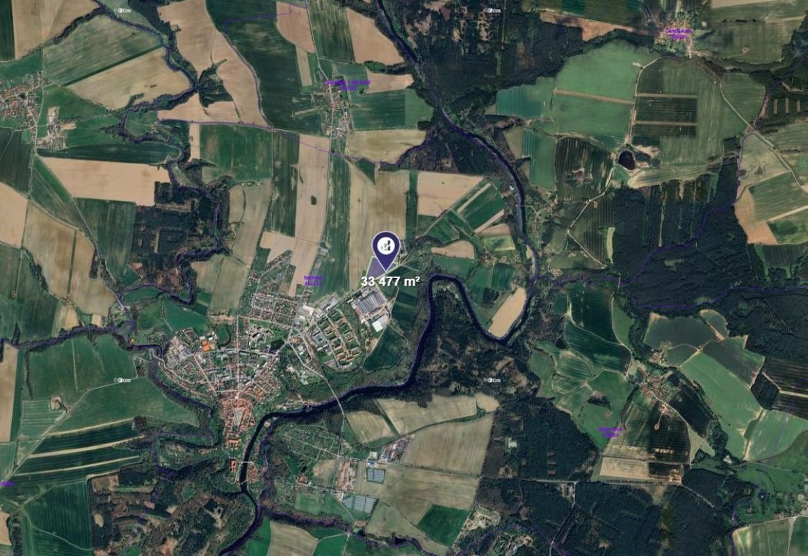 Prodej komerčního pozemku v k.ú. Bechyně - 9