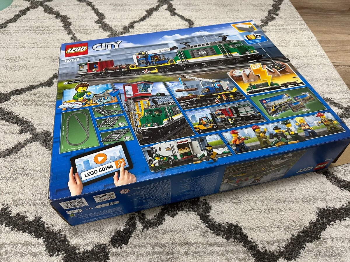 Lego City Nákladní vlak 60198 + koleje (2x 60205 + 60238) - 9