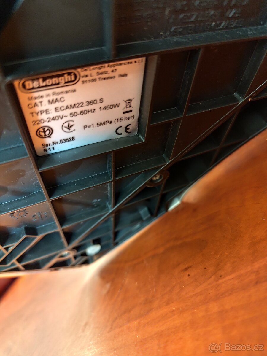 Prodám kávovar DeLonghi Magnifica ECAM 22.360.S - 9