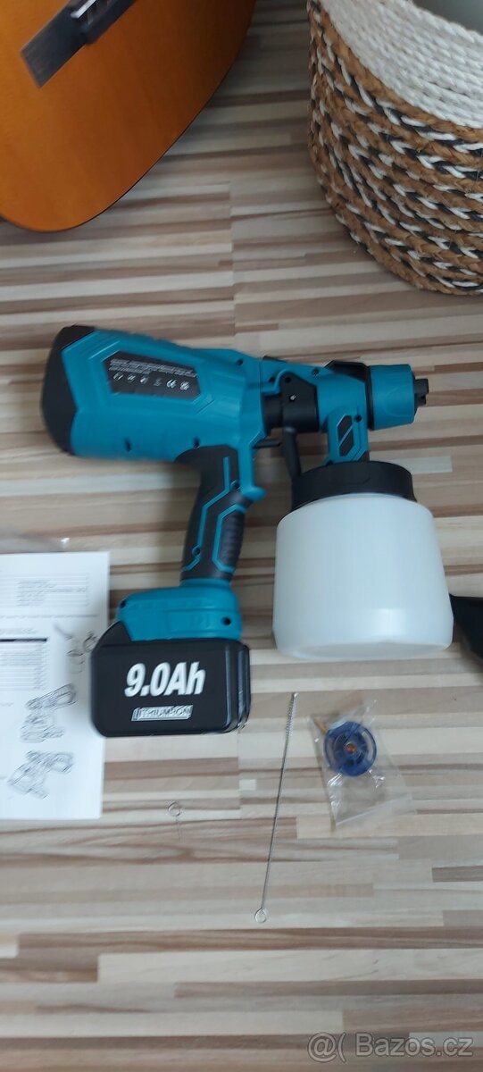 Stříkací Aku pistole Gisam, pro baterie Makita 18V, nová. - 9