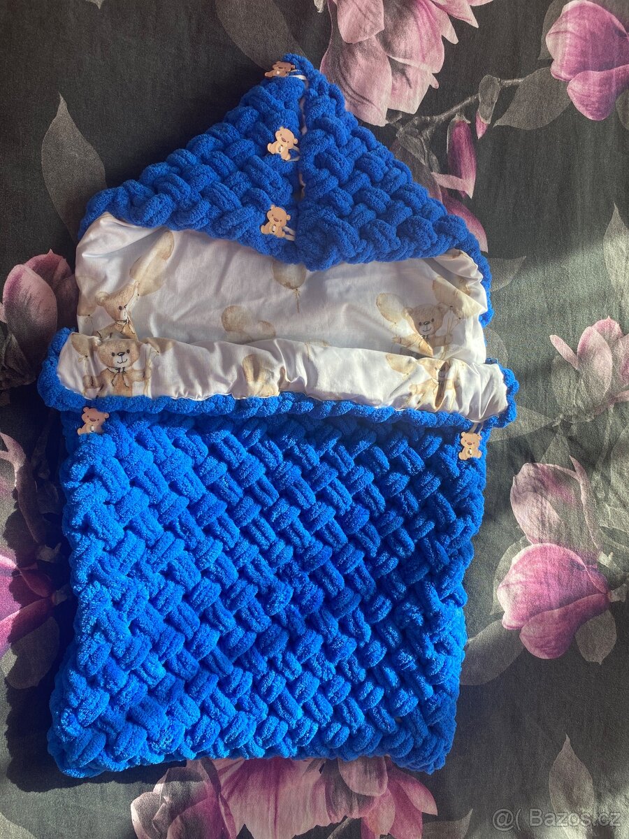 Zavinovačky a dečky pro miminko z puffy - 9