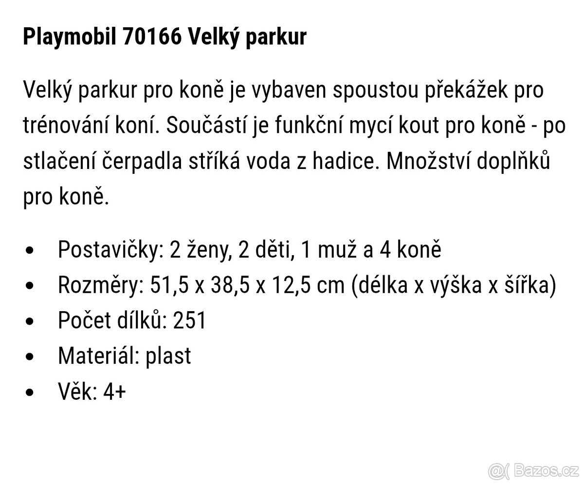 Playmobil 70166 velký parkur - 9