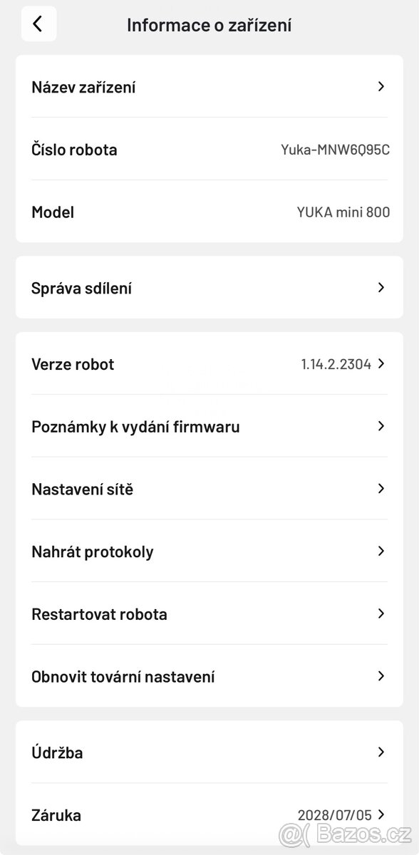 Robotická sekačka Mammotion YUKA mini 800 - 9