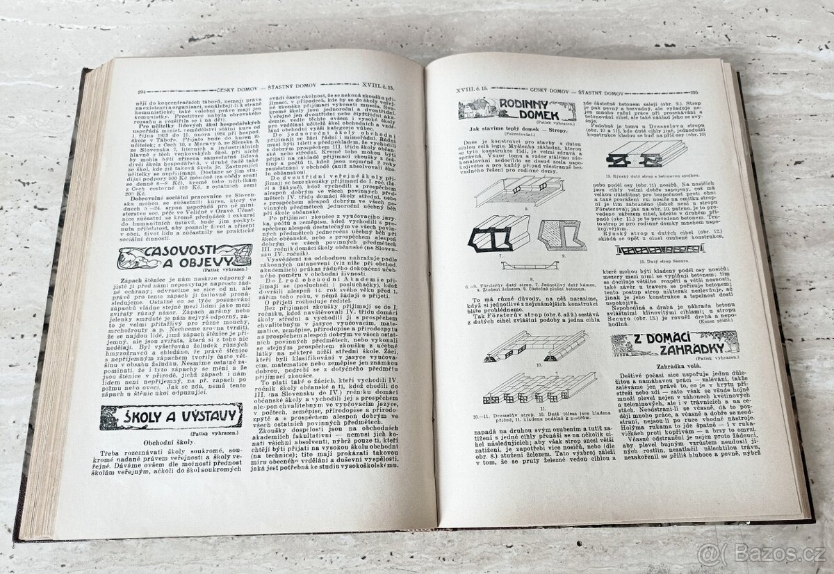 Časopisy Šťastný domov, dva kompletní ročníky 1923 a 1924 - 9