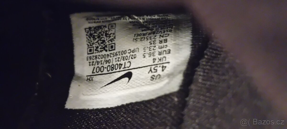 Zánovní chlapecké kotníkové tenisky Nike vel.36,5 - 9