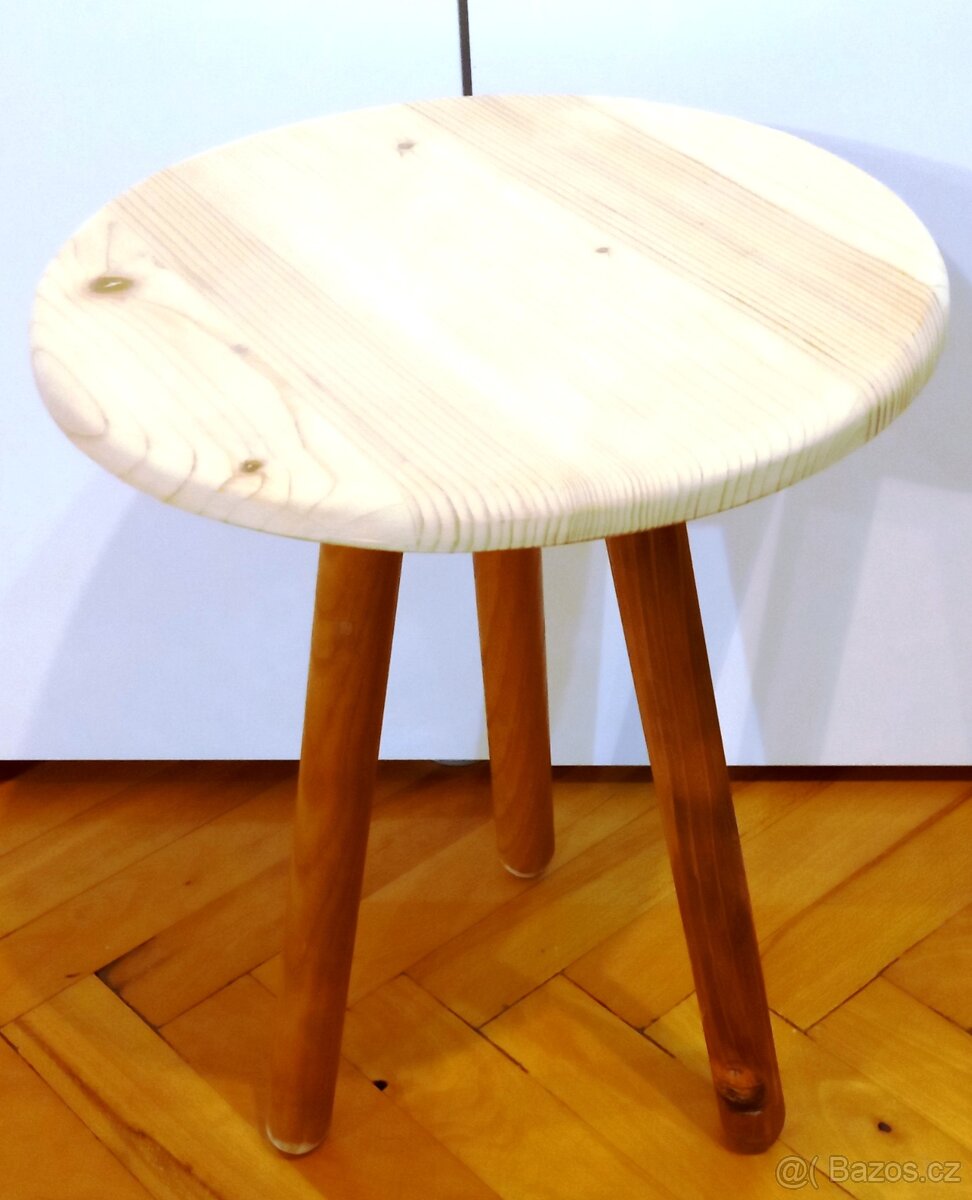 Květinový stolek na trojnožce,, - 9