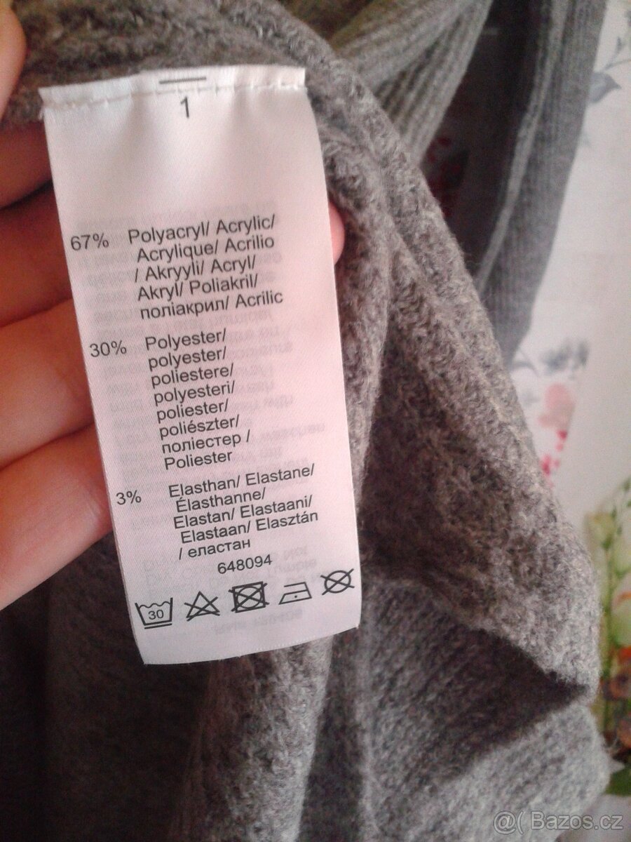 Teplé delší midi šaty 48/52 REZERVACE - 9