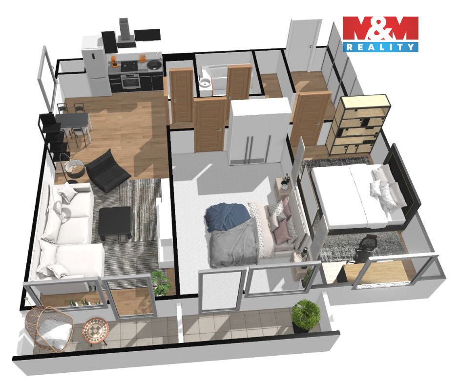 Pronájem bytu 3+kk, 75 m², Čáslav, ul. Čeplova - 9