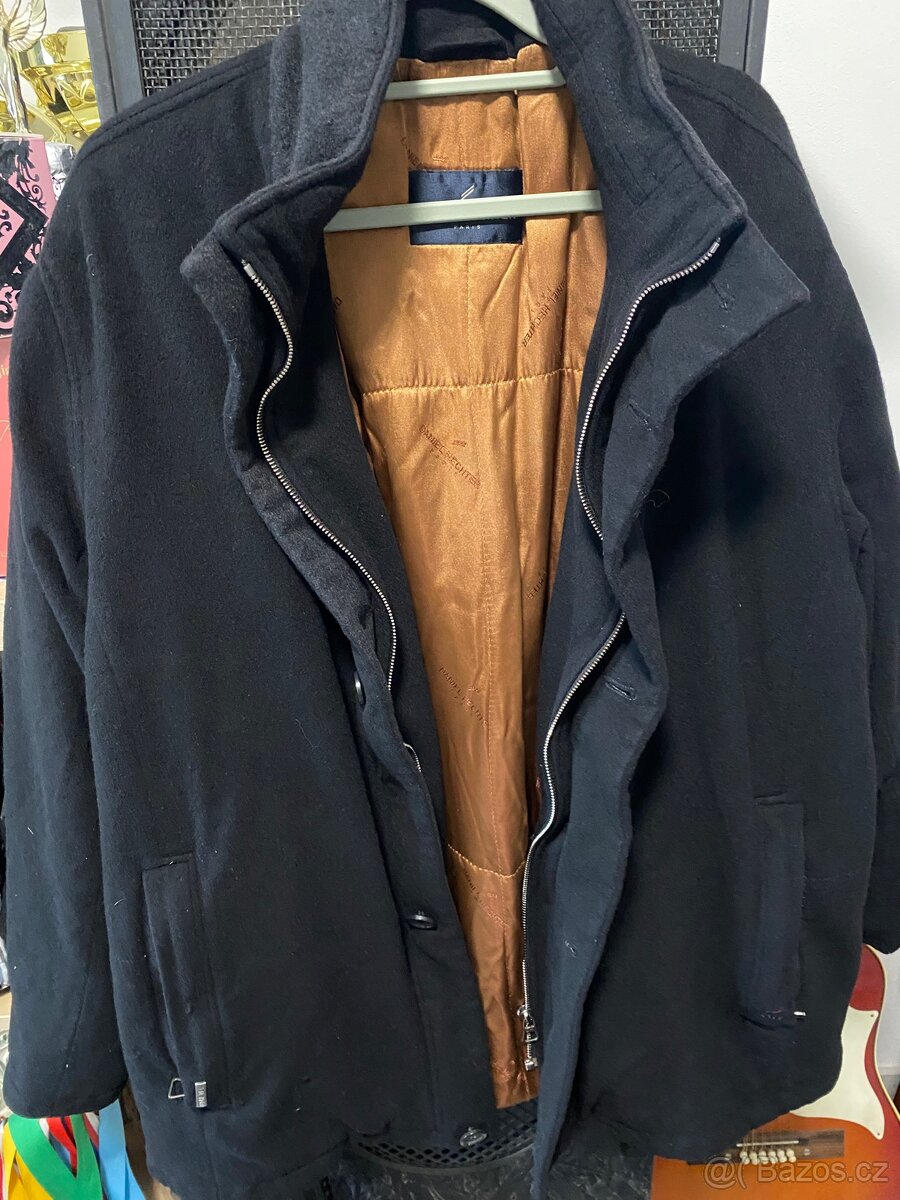 Luxusní kabát Daniel Hechter Paris – vlna a kašmír, top stav - 9