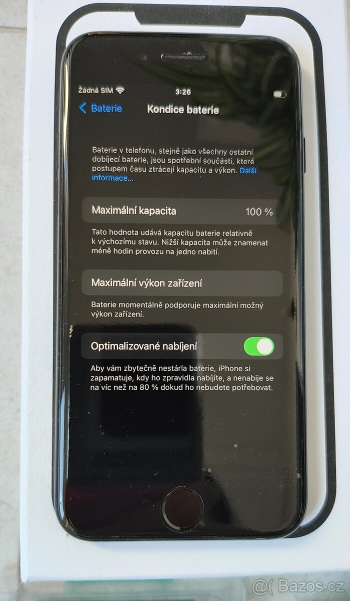 APPLE IPHONE 7, 100% BATERIE , PĚKNÝ STAV , - 9