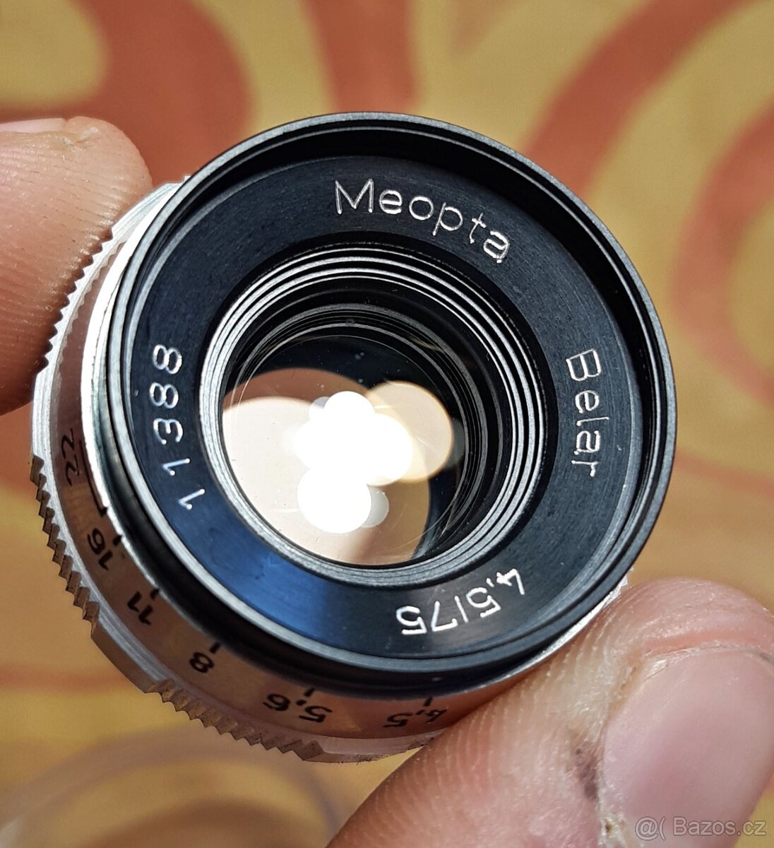 Zvětšovací objektiv Meopta Belar 4.5/75 pro 6x6 - 9