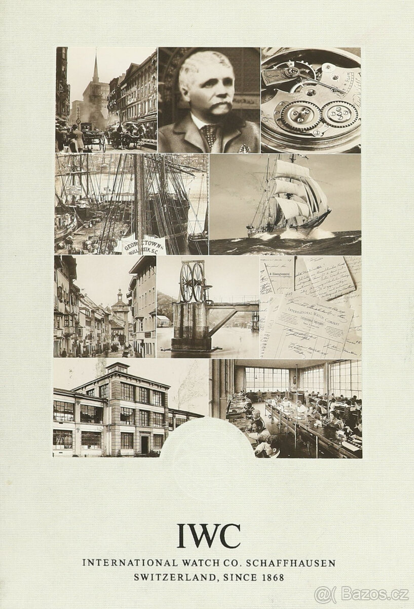 Staré stříbrné švýcarské dámské hodinky IWC SCHAFFHAUSEN - 9