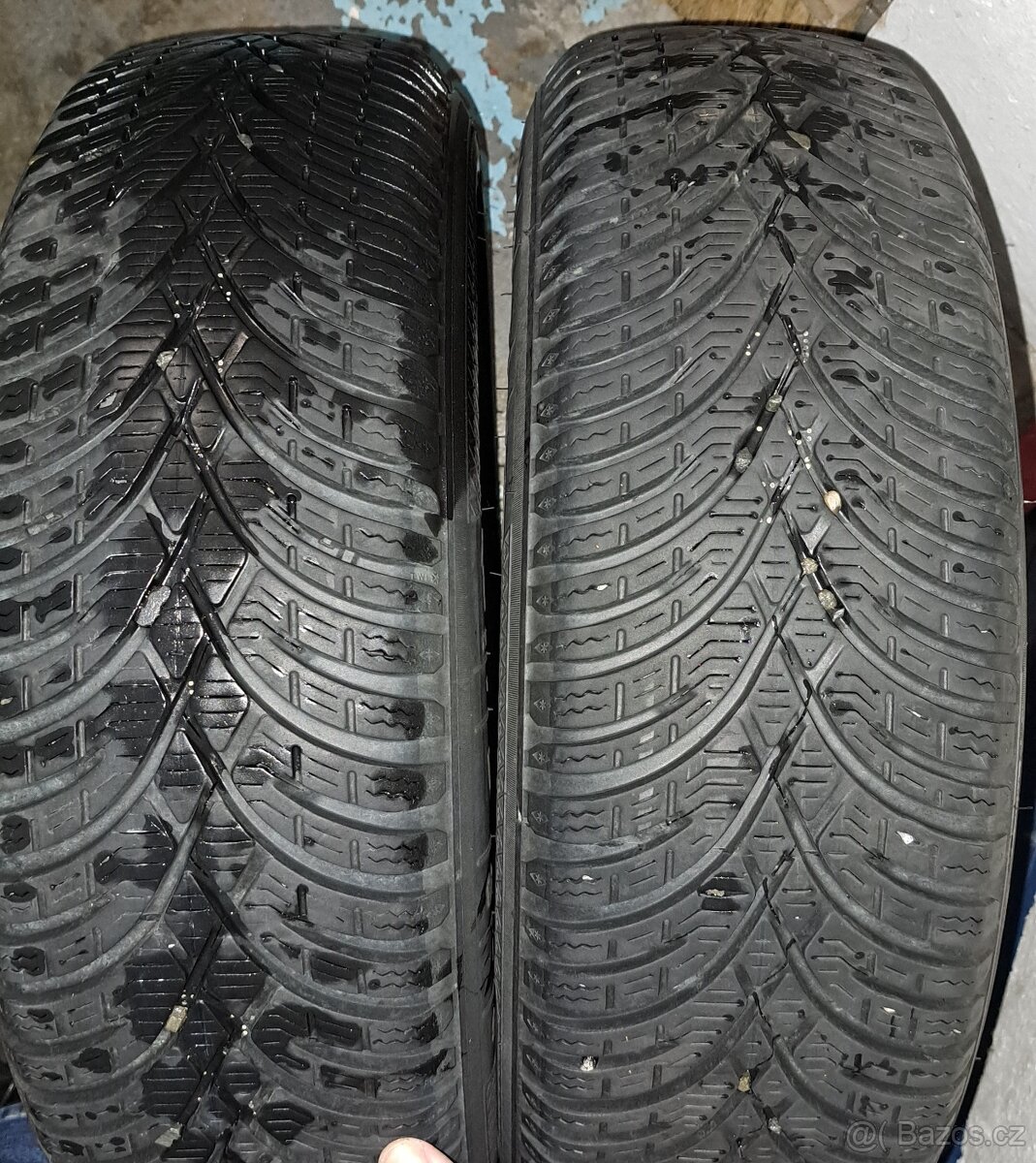 2x zimní pneu Kleber Krisalp HP3, 175/70 r14, vzorek 6,5 mm - 9