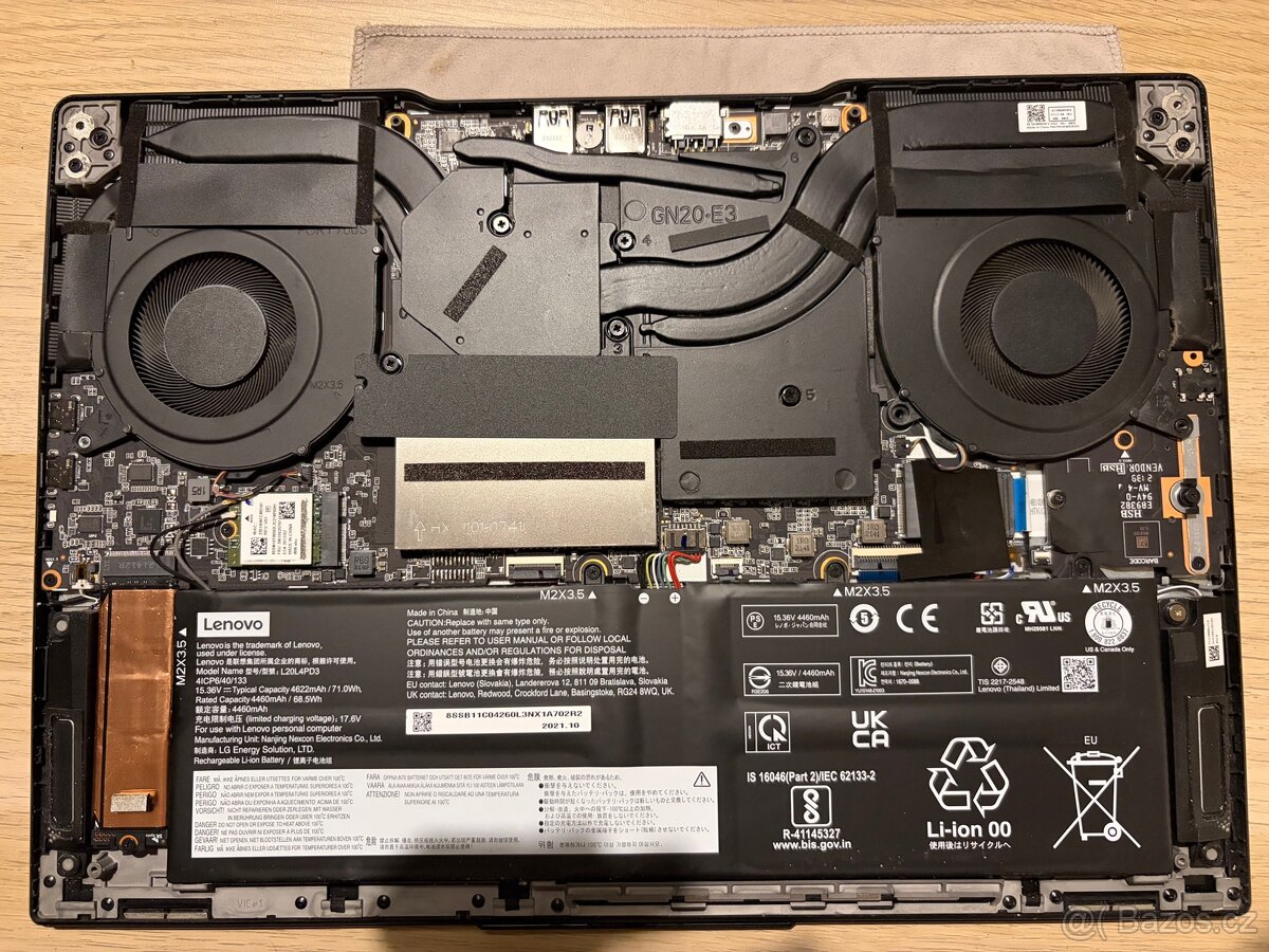 Herní notebook RTX 3060 Lenovo Legion S7 15ACH6 - 9