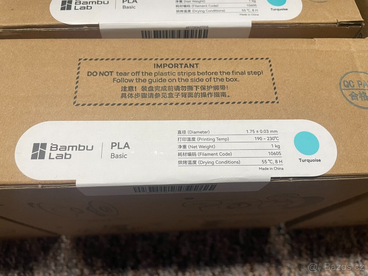 BambuLab PLA Basic filament Refill 1kg různé barvy - 9