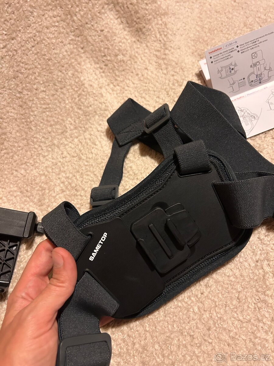 Držák na telefon s hrudním popruhem Sametop - 9