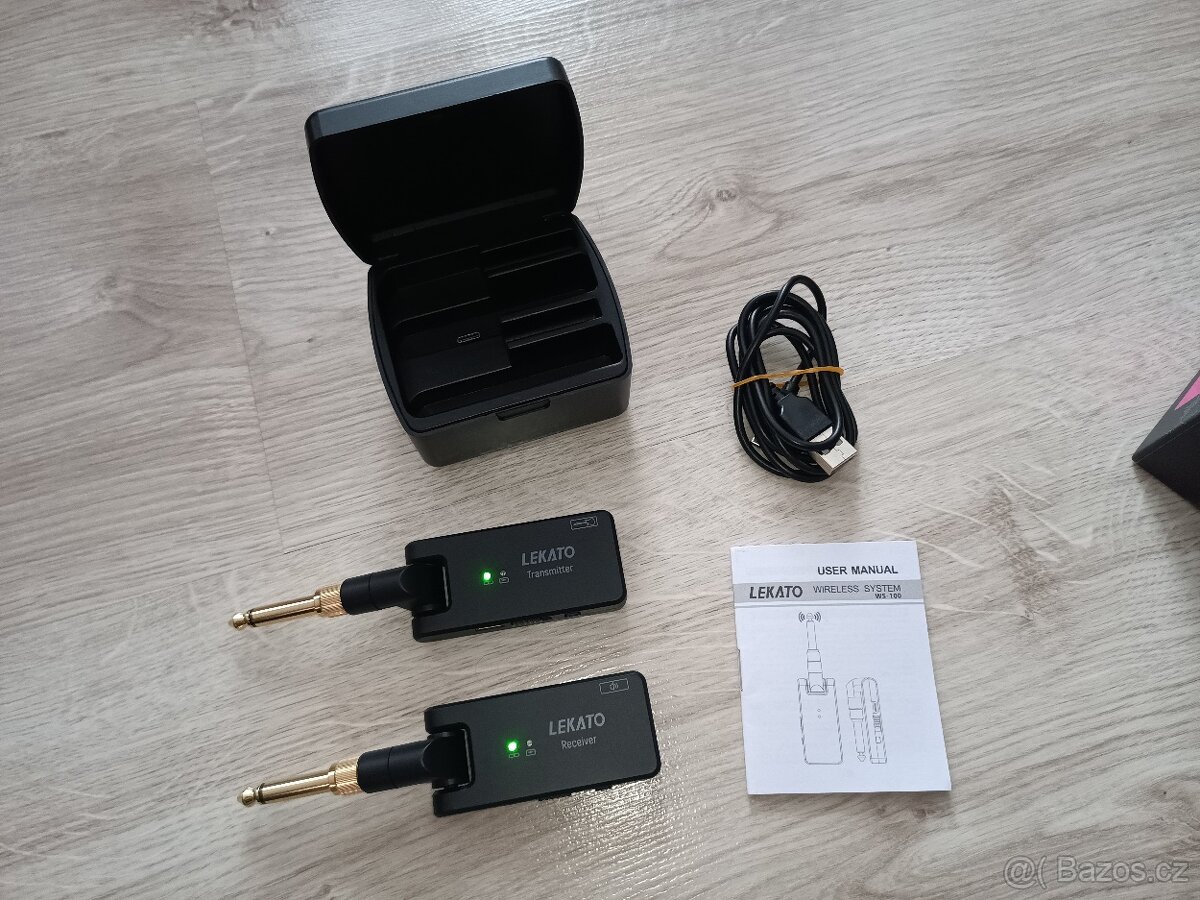 Bezdrátový systém pro kytaru LEKATO WS-100 - 9