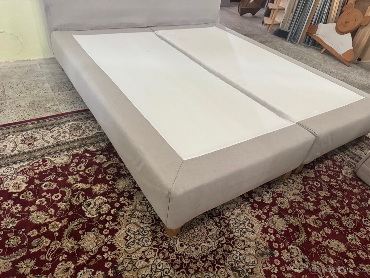 Luxusní boxspring postel IKEA mjolvik 180x200 - 9