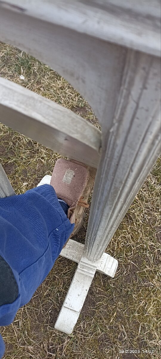 Zouvák na boty velice solidní bílá probrus - 9