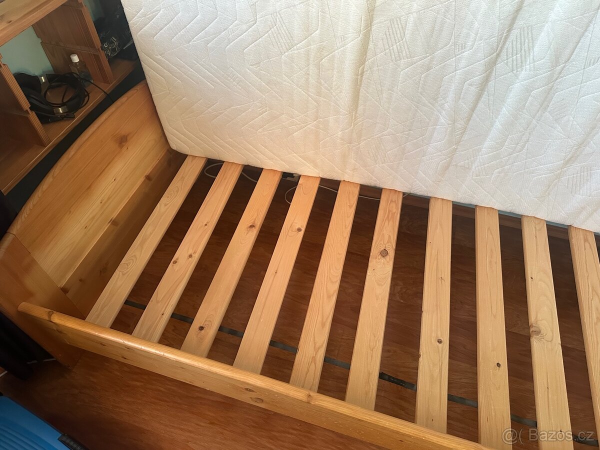 Dřevěná postel 90x200 - 9