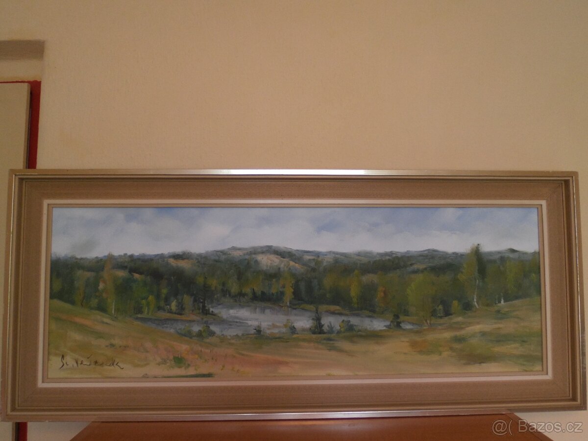 Obraz horského jezera + další obrazy - 9