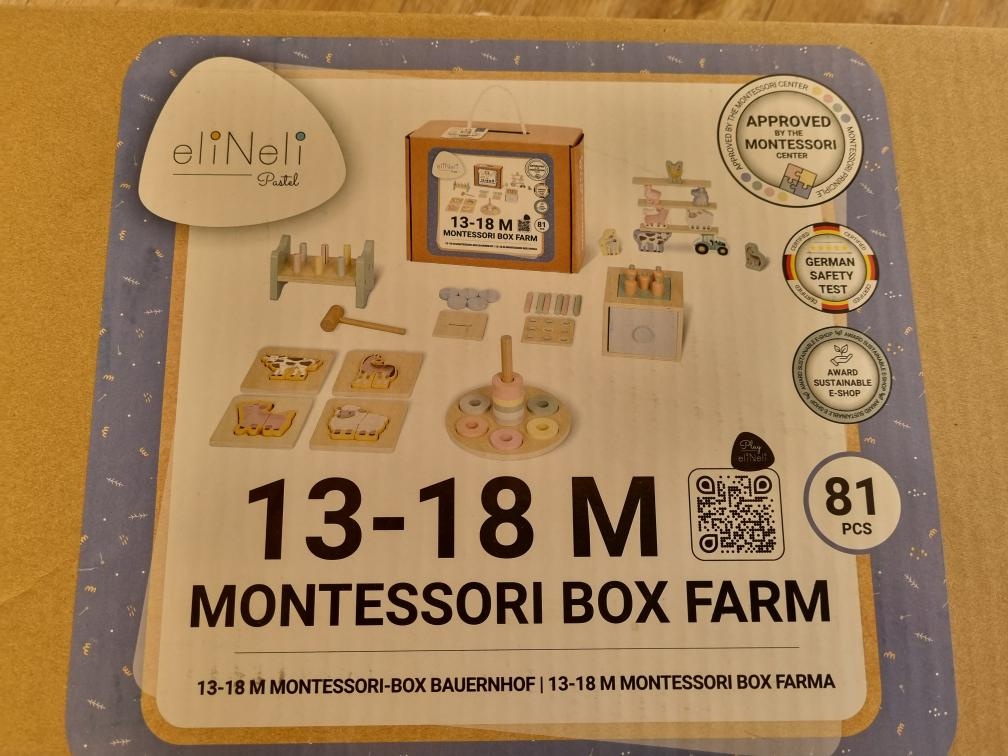 Montessori box - sada hraček 13 - 18 měsíců - nový stav - 9