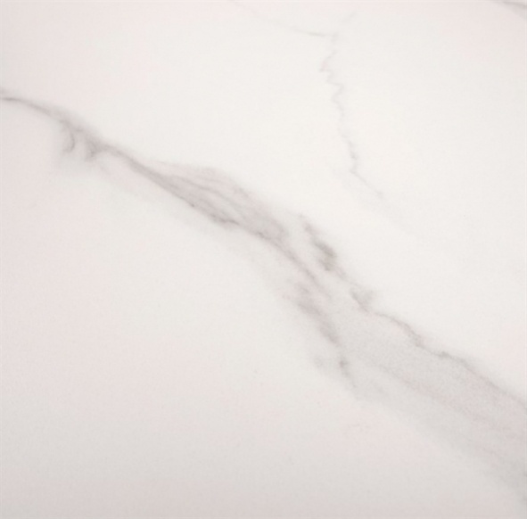 Jídelní stůl rozkládací 120-180x80 cm, keramika šedá, bílá - 9