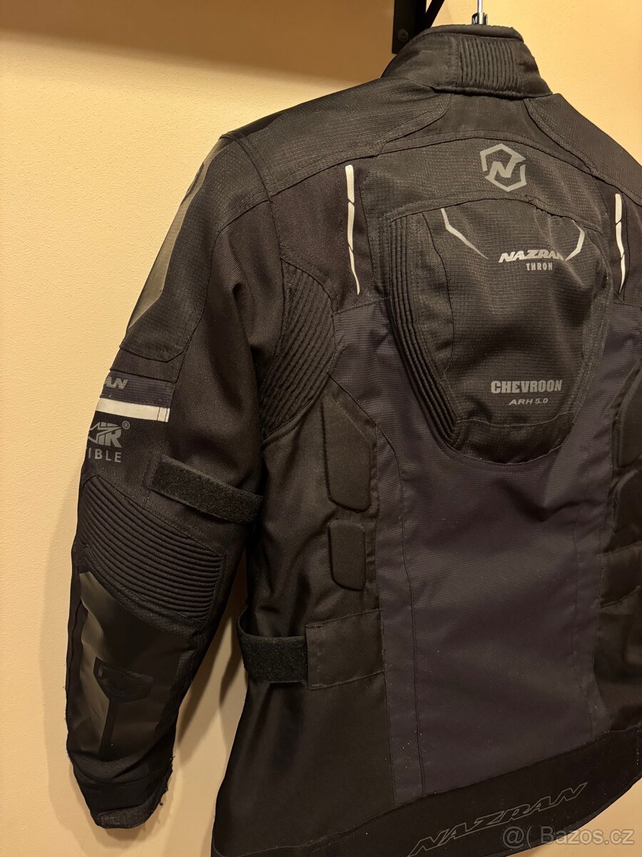 Dámská bunda na moto Nazran Thron Tech-Air black/black - 9