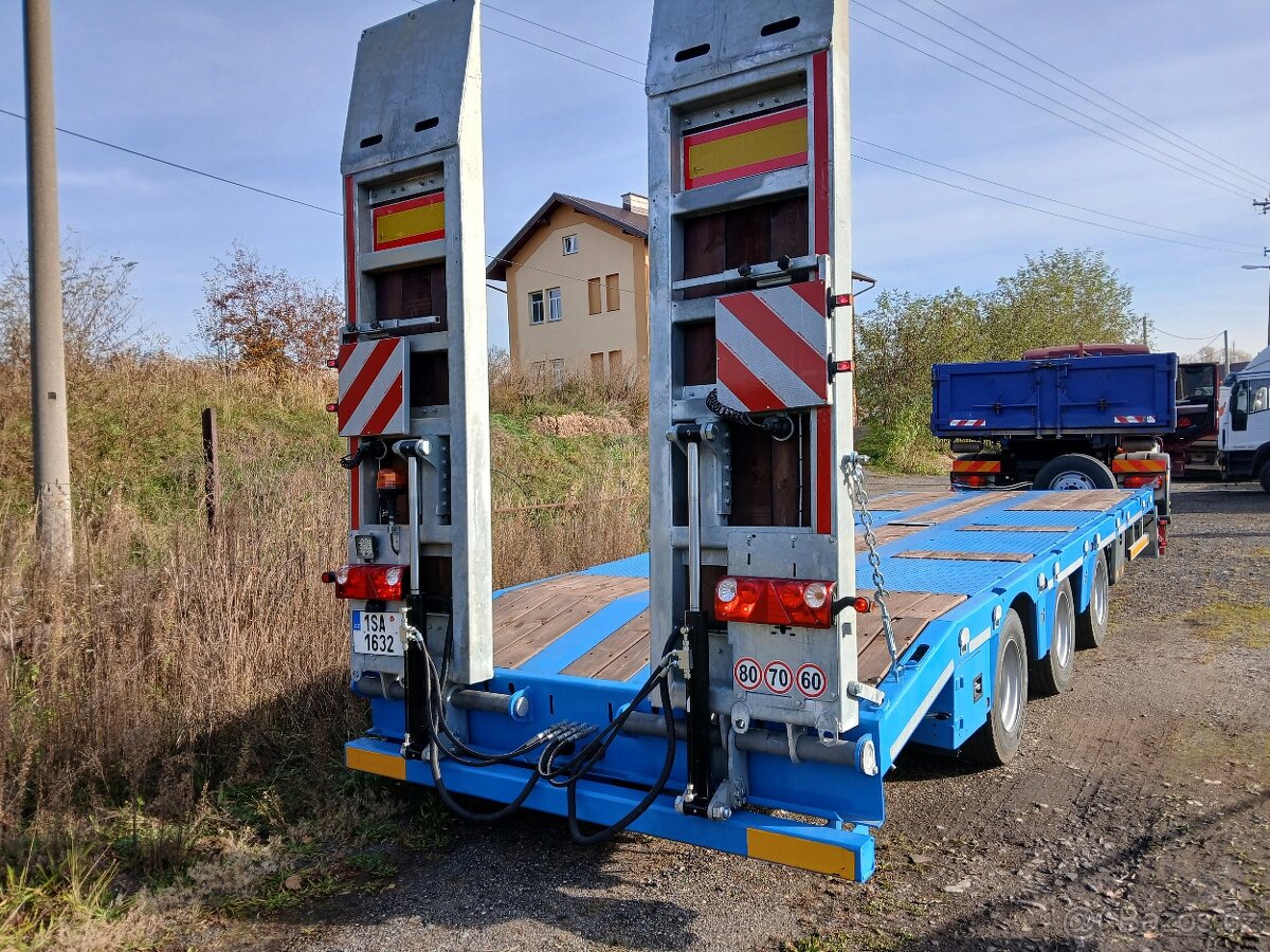 Přívěs na kompresor vrtná souprava bagry - 9