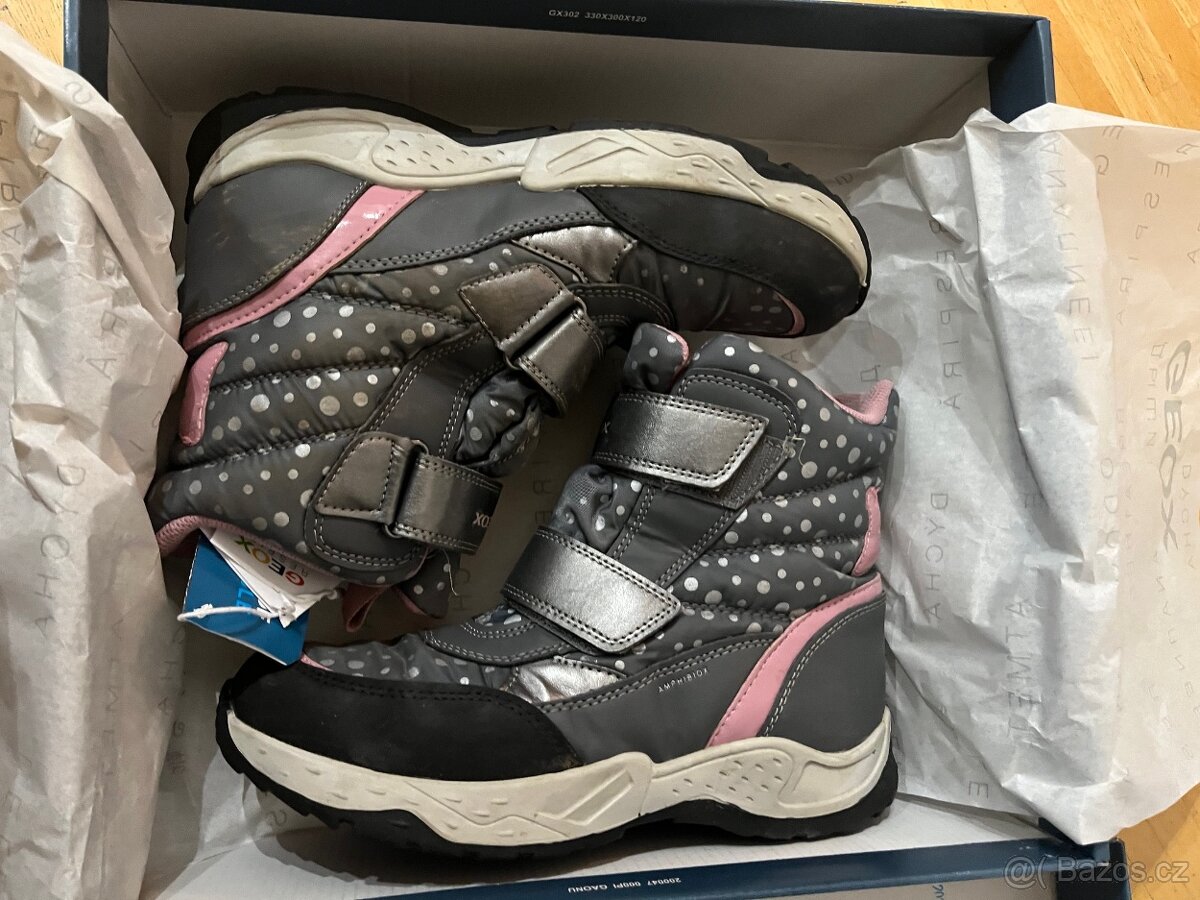 dívčí zimní boty GEOX - 9