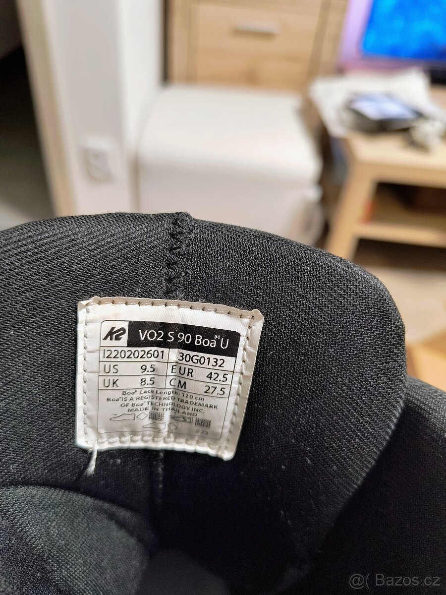 Pánské kolečkové brusle K2 VO2 S 90 Boa U EUR 42,5 (2024) - 9