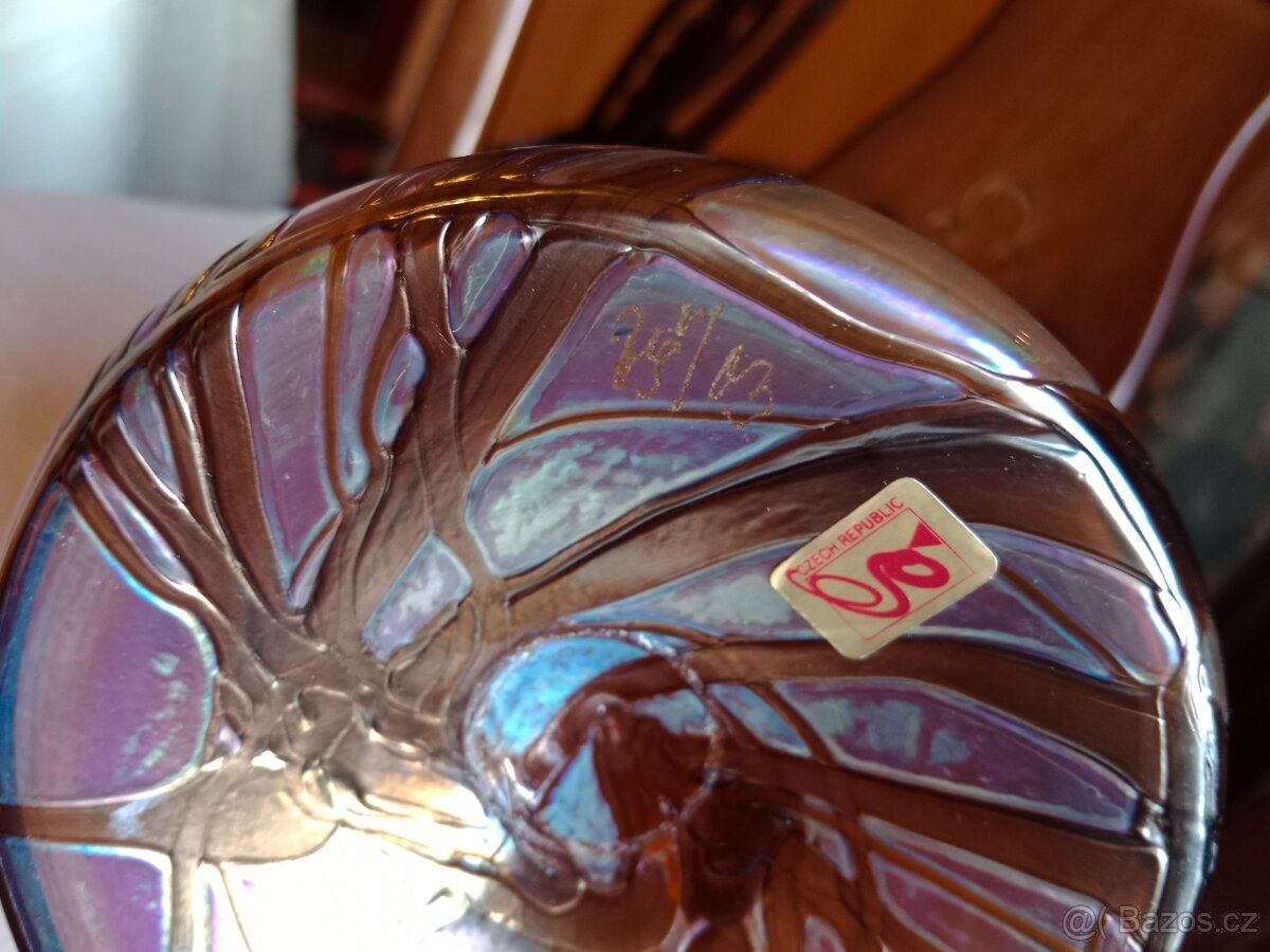 Krásná,autorská secesní váza - Václav Štěp - 9