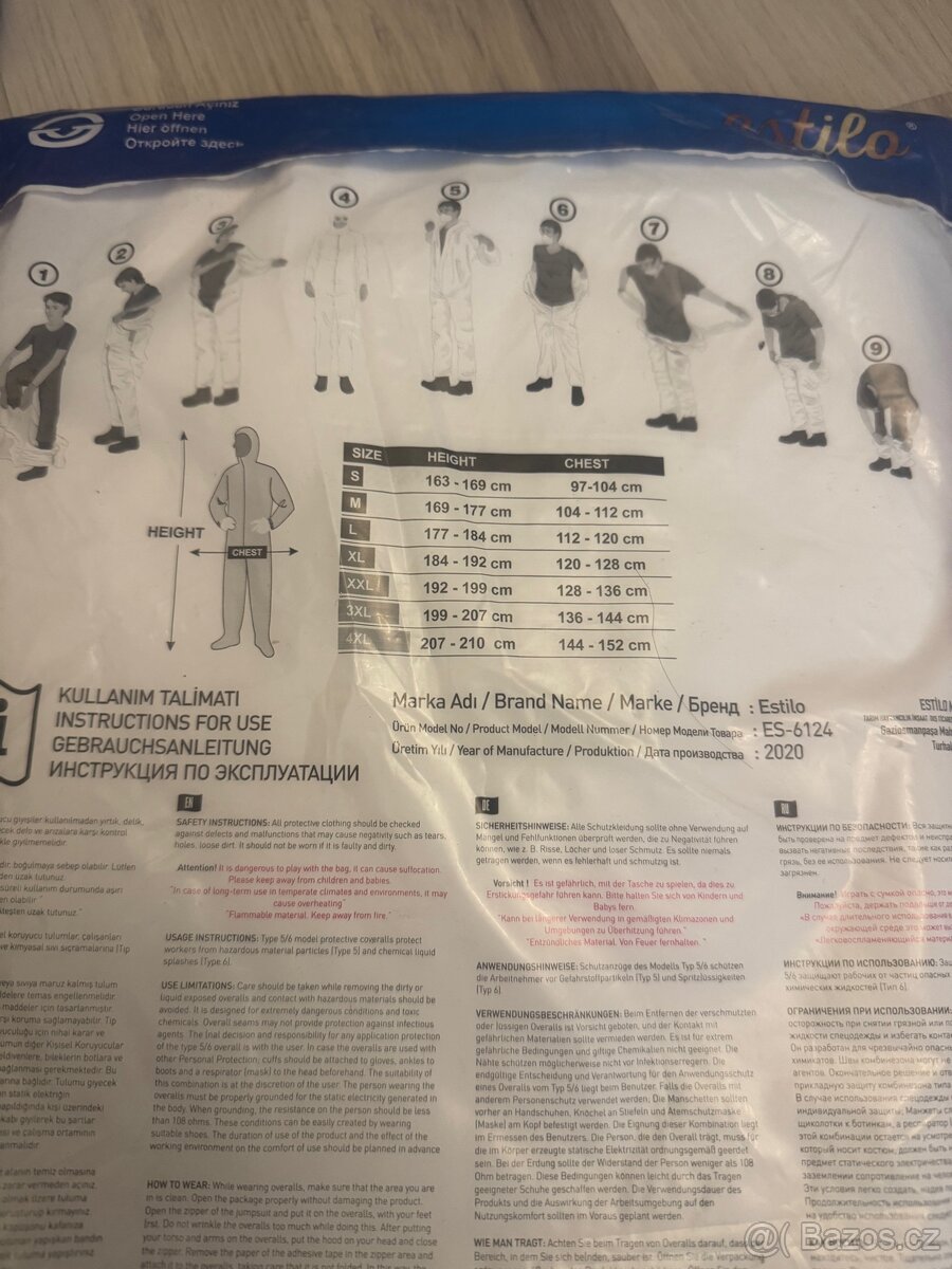 Ochranny oblek jednorazovy overal - 9